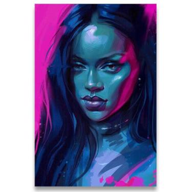 Imagem de Poster Decorativo 42cm X 30cm A3 Brilhante Rihanna B1 - Bd Net Collect