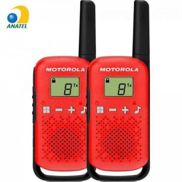 Imagem de Rádio Comunicador Talkabout Motorola T110br 25km Vermelho - Par / 2