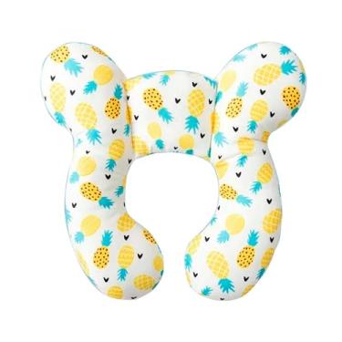 Imagem de Protetor De Pescoço Infantil Bebê Dormir Carro Carrinho (Abacaxi)