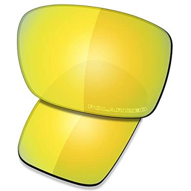 Imagem de SAUCER Lentes de substituição premium para óculos de sol Oakley Turbine OO9263 High Defense - Ouro 24K polarizado