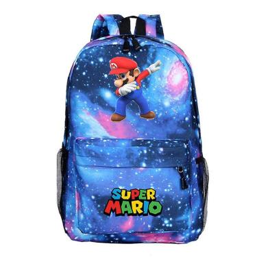 Imagem de Super Mario Mochila Cartoon Game Bag (Um tamanho)