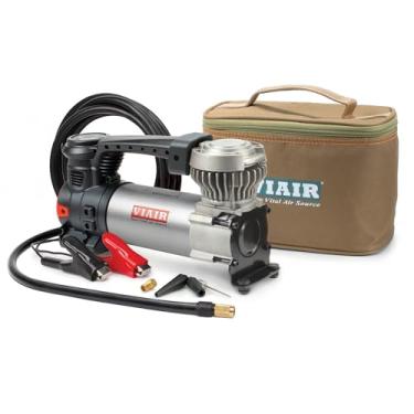 Imagem de VIAIR Compressor de ar portátil On/Offroad 88P - 00088 para carro, caminhão, SUV e RV | Bomba resistente de 12 V 120 PSI, clipe jacaré, mandril giratório