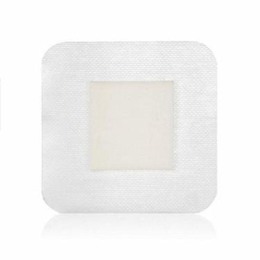 Imagem de Adesivo quadrado de espuma com borda de espuma de 10 x 4 polegadas com borda estéril 10 unidades da DermaRite (pacote com 4)