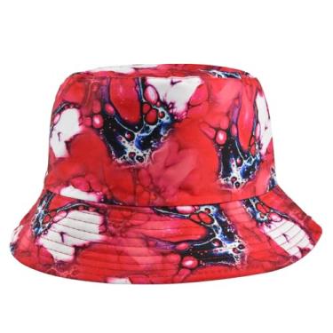 Imagem de Chapéu balde masculino e feminino chapéu balde grafite chapéu balde tie-dye espaço chapéu de verão pesca chapéu de sol chapéu de aventura ao ar livre (FH316 (8)), Fh316 (8), Tamanho Único