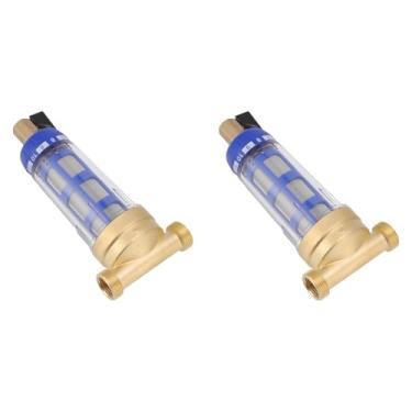 Imagem de 2 Peças de Filtro de Sedimentos, Refrigeradores e Filtros de água para Toda a Casa, Filtração de Bancada Sob a Pia, Caixa de Filtro de água Reutilizável, Casa Inteira, Rotação