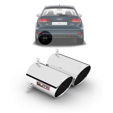 Imagem de Ponteira Esportiva Para Escapamento Ponta Dupla Audi A3