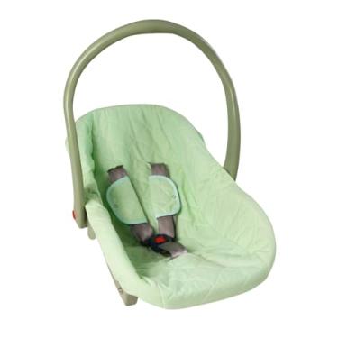 Imagem de Capa de Bebê Conforto com Protetor de Cinto Menina Menino 02 Peças (Verde)