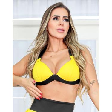 Imagem de Top Feminino Fitness para Academia em Dry Fit com Bojo Alta Sustentaçã