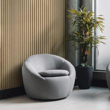 Imagem de Revestimento de Madeira PVC Chevron Cipres Baikal 2,9m x 16cm - Open S