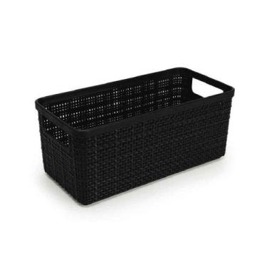 Imagem de Caixa Organizadora 7,6L Propileno Nitron Preto, Preto