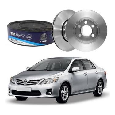 Imagem de Par Disco De Freio Dianteiro Corolla 1.8 2.0 2009 A 2014 - MDS