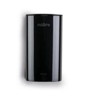Imagem de Mini Dispenser Saboneteira/ Álcool Gel Preto 500Ml Nobre - Nobre Profi