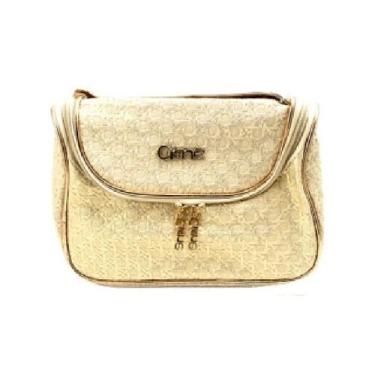 Imagem de Necessaire Bolsa Com Alça para Cosméticos Cisne - Ruby's, Creme