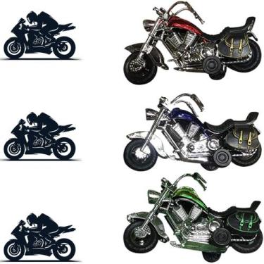 Imagem de Carrinhos 3 Motos Brinquedo Para Criança Oficial Bom Para Se Ter Em Ca