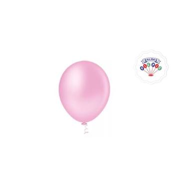 Imagem de Bexiga Balão Rosa Baby Pic Pic 09 Polegadas 50 Unidades - PICPIC