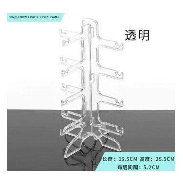 Imagem de 10 Expositor De Oculos Acrilico Balcao 4 Niveis Vitrine - oem, Branco
