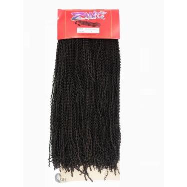 Imagem de Cabelo Sintético Micro Zizi Plus Trançado Miojinho - 60Cm - Leve - Zha