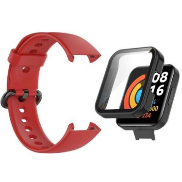 Imagem de Kit Pulseira + Full Case para Mi Watch 2 Lite - Estilo no Pulso, Verme