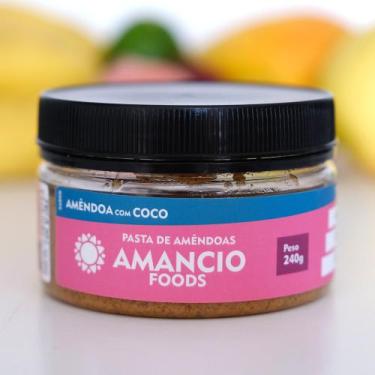 Imagem de Pasta de Amêndoas - Sabor Amêndoa com Coco - 240g - Amancio Foods