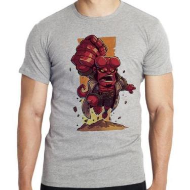Imagem de Camiseta Hellboy Blusa criança infantil juvenil adulto camisa todos ta