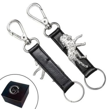 Imagem de Chaveiro SLIM Country Pingentes Personalizado Cavalo Abstrato Fecho Mo