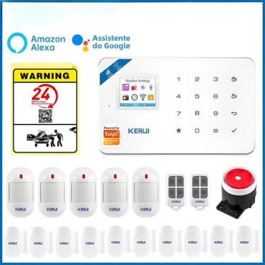 Imagem de Sistema de Alarme Wi-Fi GSM Kerui W181 - Segurança para Casa Inteligen
