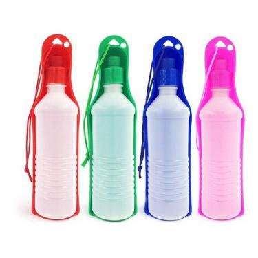 Imagem de 2 Bebedouros Portáteis para Cães e Gatos   250ml com Suporte para Garr