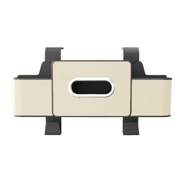 Imagem de ontto Caixa de armazenamento de assento de carro pendurada na parte de trás com gancho de encosto de cabeça, porta-copos, organizador multifuncional para guardar tecidos, telefone, lanches, bebidas,