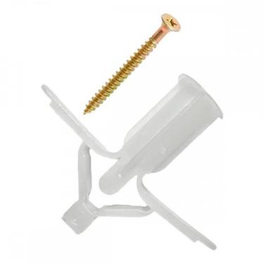 Imagem de Bucha Fixacao Para Gesso Sforplast Fly Com Parafuso No.03 Pacote Com 2