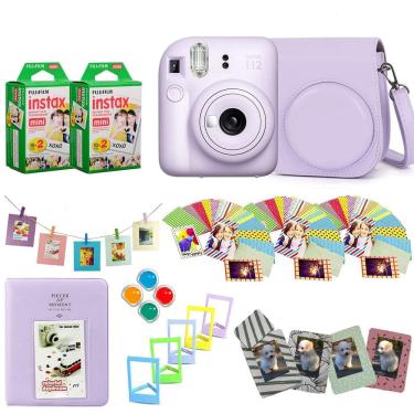 Imagem de Câmera instantânea Fujifilm Instax Mini 12 lilás roxa + pacote