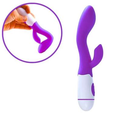 Imagem de Vibrador Ponto G e Clitóris Recarregável Female - Roxo - Sexy Import