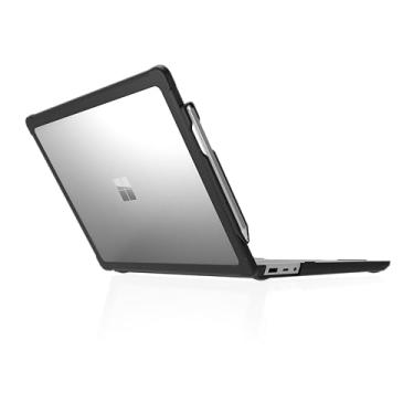 Imagem de STM Capa Dux Microsoft Surface Laptop 6 de 13,5 polegadas – Proteção robusta, traseira transparente, suporte para caneta de superfície, elegante e leve, pés de borracha antiderrapante, instalação de