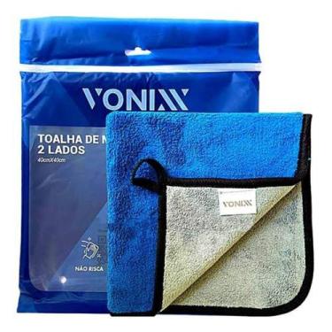 Imagem de Toalha vonixx pano flanela macia 40x40 600gsm carro moto seca