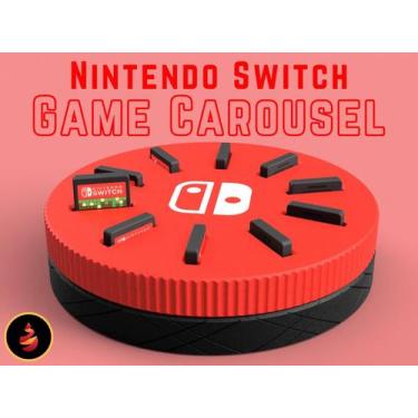 Imagem de Suporte Carrossel para  Jogos Nintendo Switch 3d com rolamento abec - 