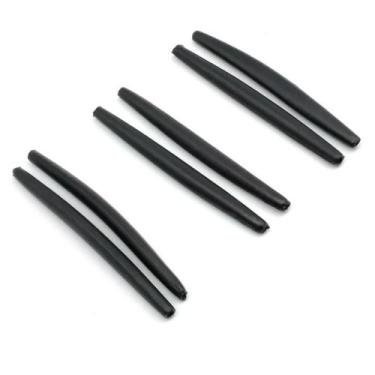 Imagem de 3 Pares De Hastes De Borracha 61mm Preto - Vila Otica