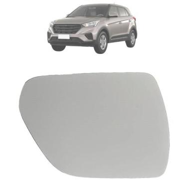 Imagem de Espelho Retrovisor Lente Com Base Hyundai Creta 2017 Até 2023 Metagal,