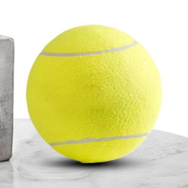 Imagem de Bolas de mastigar cachorro, bolas de tênis cachorro - Bola de tênis de mascar para filhotes - Suprimentos de estimação interativos de tamanho grande mastigação de brinquedos para animais pequenos de g
