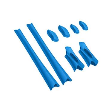 Imagem de BLAZERBUCK Kits de reposição para óculos de sol Oakley Flak Jacket XLJ – Azul claro