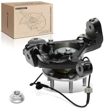 Imagem de A-Premium Junta de direção dianteira esquerda e conjunto de cubo de rolamento de roda compatível com Chevrolet Silverado, Tahoe, Suburban, Avalanche e GMC Sierra 1500, Yukon XL 1500 e Cadillac