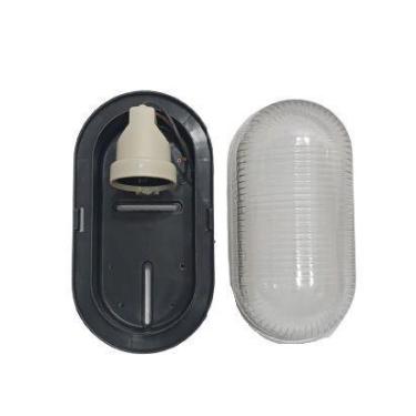 Imagem de Luminária  Arandela Tartaruga Sem Grade Resistente - Ilux, Preto