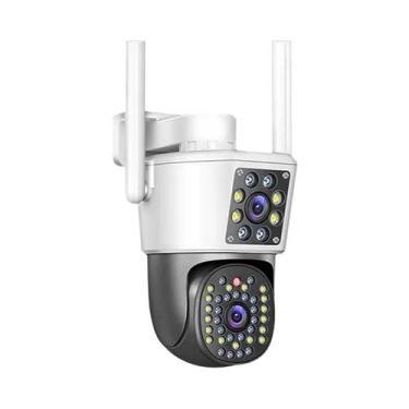 Imagem de Câmera IP WIFI Externa À Prova D'água Com 3 Lentes, 3 Telas, Rastreame