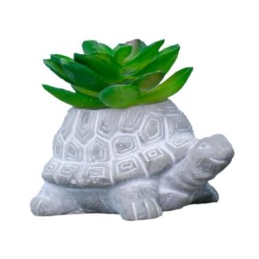 Imagem de Generic Vaso de tartaruga, enfeite fofo e realista para mesa, fazenda, restaurante, presente de inauguração de casa, café