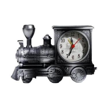 Imagem de Despertador Retrô Americano Modelo Trem Para Quarto Sala De Estar Mesa