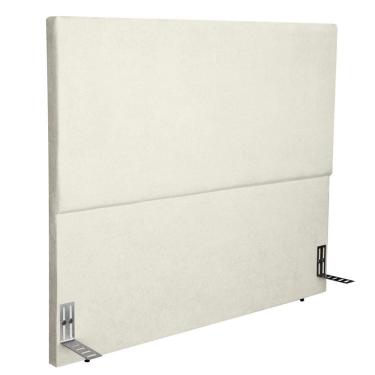 Imagem de Cabeceira Cama Box Estofada Bouclê Carla Off White