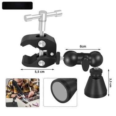 Imagem de Suporte Para Pistola De Calor NEWACALOX Ferramenta De Terceira Mão Par