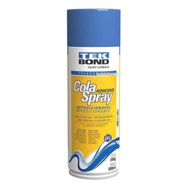 Imagem de Adesivo Cola Spray Tek Bond Reposicionavel Sublimação 500ml