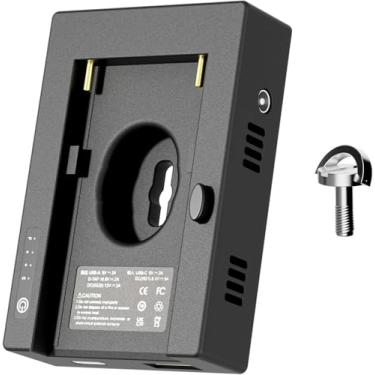 Imagem de F1TP Placa De Bateria Np-F, Adaptadora Np-F Para Câmeras Dslr Sem Espelho, Com Indicadores Energia Led, Furo Parafuso 1/4" Compatível F550, F970, F770 (Np V2.0)