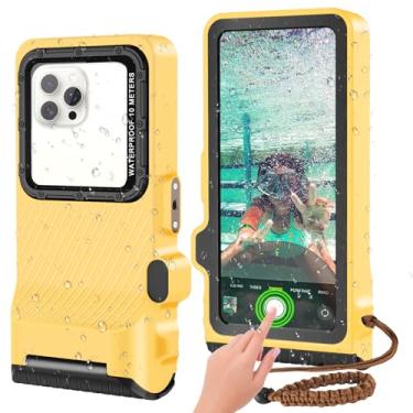 Imagem de Saupsitnz Capa de telefone 2026 Mergulho Snorkeling para iPhone 17/16/15/14/13/12/11 Pro Max/XS/X Samsung Galaxy S25/S24/S23 Professional Scuba Dive Waterproof Underwater Photo Video Cover (4ª geração