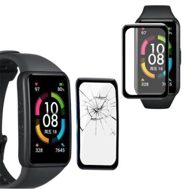 Imagem de Película Protetora 3D em Gel compatível p/Huawei Band 10, Kit com Lenço de Limpeza