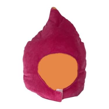 Imagem de APLVFFZH Chapéu de batata-doce de pelúcia, capuz de esqui de desenho animado, fantasia cosplay